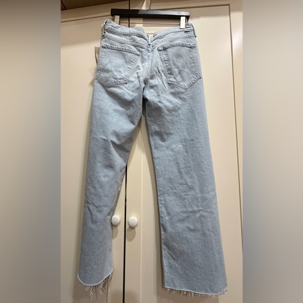 MOTHER The Twister Mid-Rise Ankle Fray Jeans - Picture 7 of 7